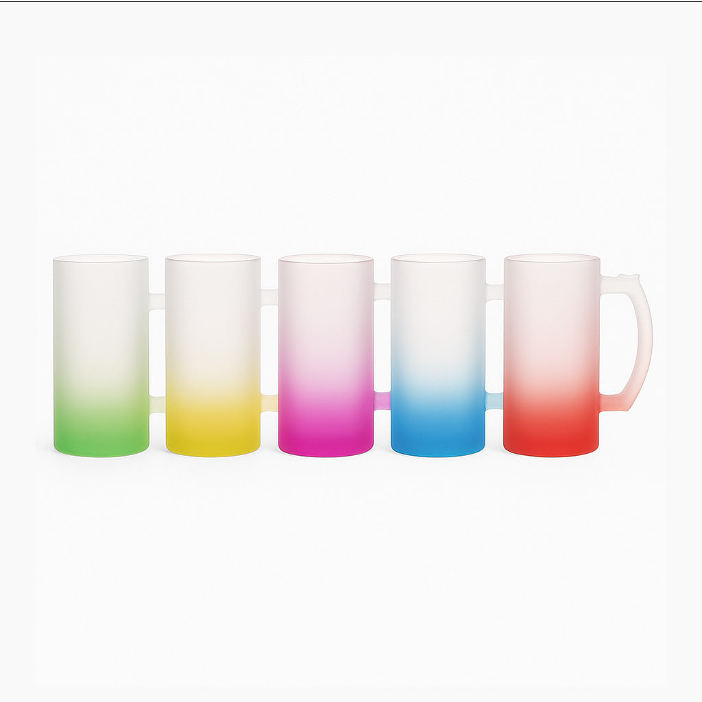 Frosted Color Beer Mugs