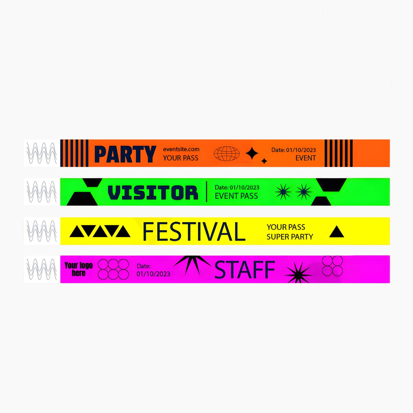 Tyvek Event Wristbands