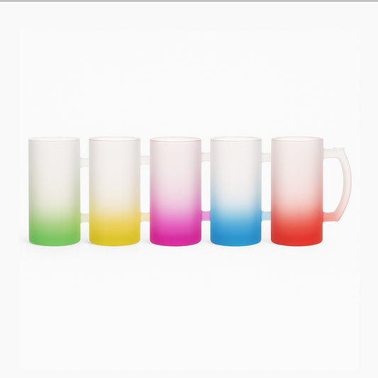 Frosted Color Beer Mugs