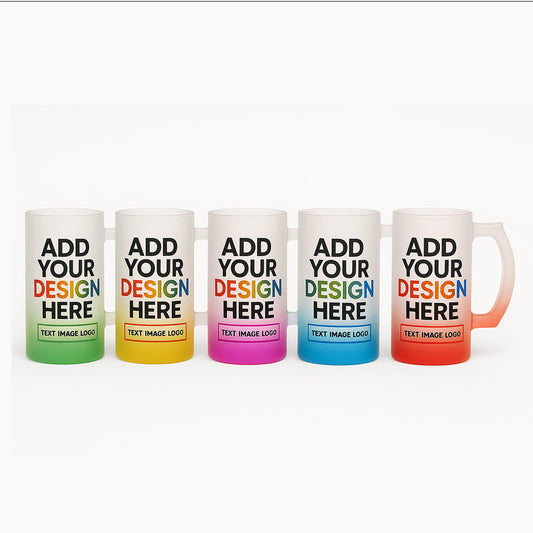 Frosted Color Beer Mugs